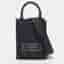 Versace Mini Black Embroidered Jacquard Barocco Canvas Tote