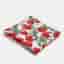 Dolce & Gabbana Baby White/Red Poppy Print Cotton Quilted Blanket