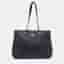 Chanel Black Leather Chain Shoulder Bag