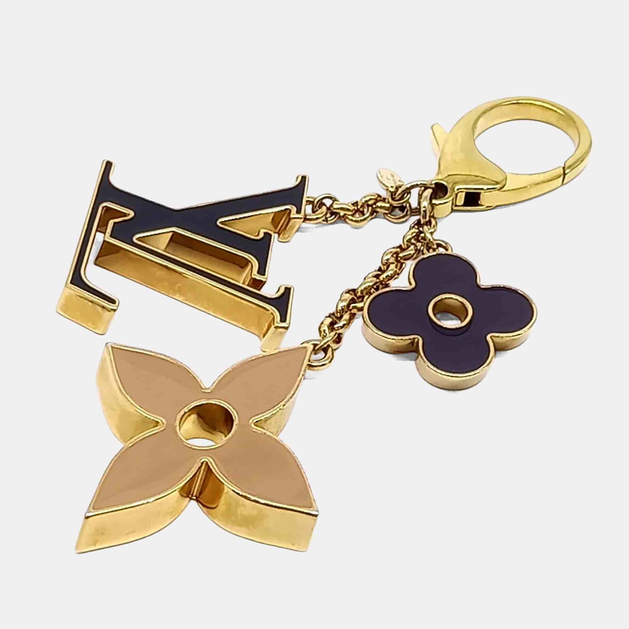 Louis Vuitton Fleur Monogram Keyring and Bag Charm