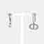 Christian Dior metal earrings