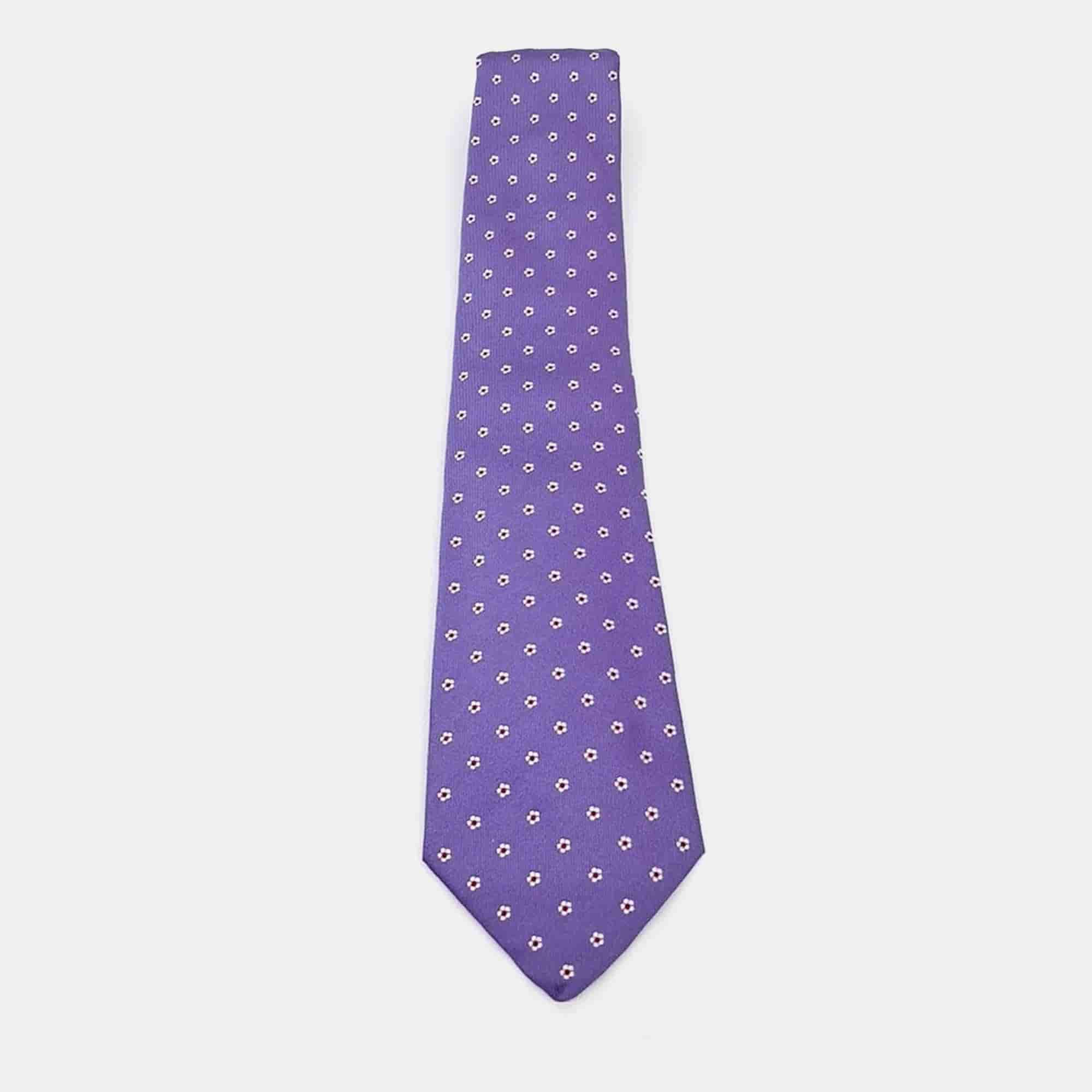 Salvatore Ferragamo Silk Purple Tie