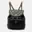 Chanel Duma Medium Black Lambskin Leather Backpack Bag