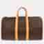Louis Vuitton Brown Monogram Keepall 45 Duffle Bag