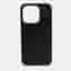Bottega Veneta iPhone 15 Pro Case Black Intrecciato Rubber
