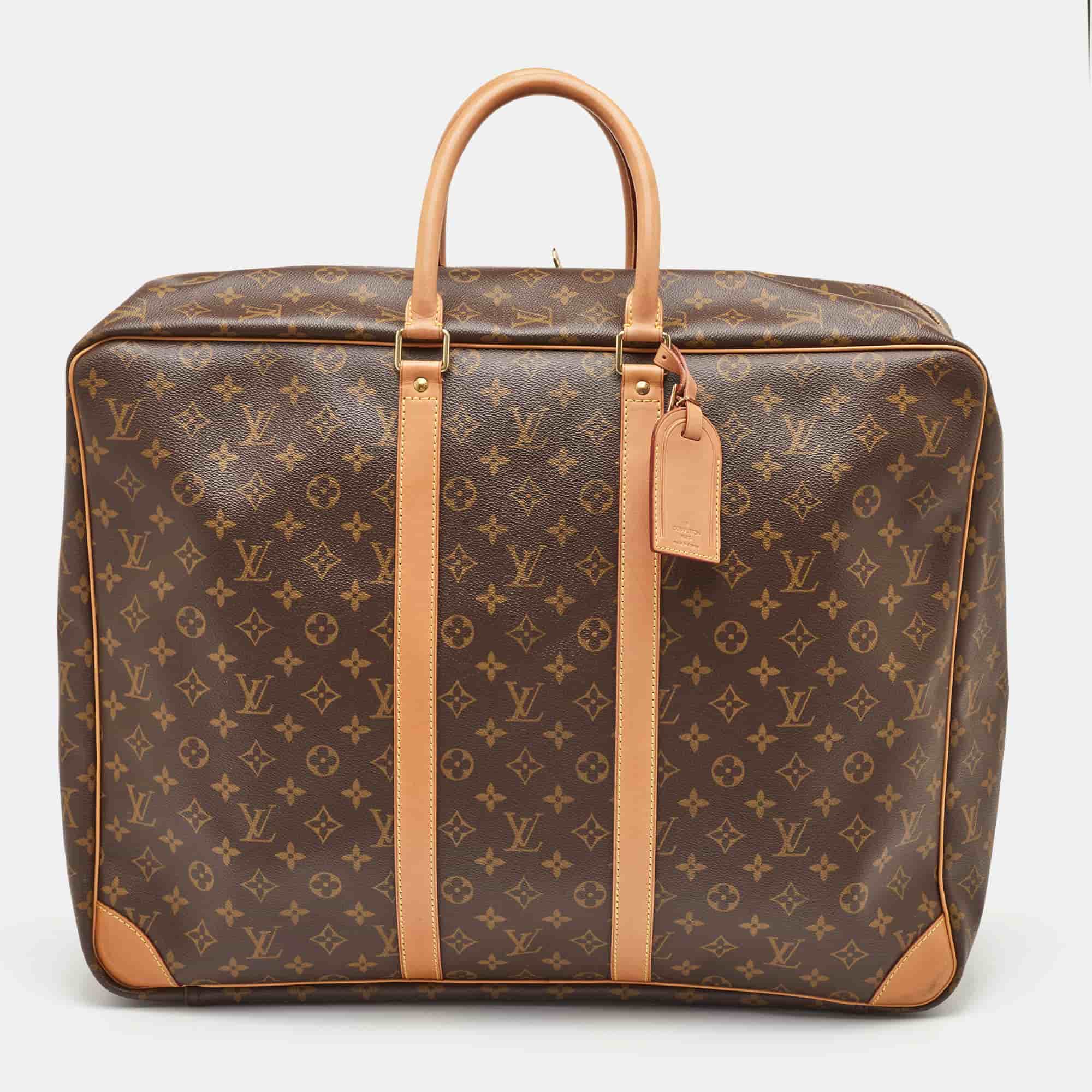 Louis Vuitton Sirius 55 Monogram Canvas Travel Suitcase