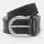 Salvatore Ferragamo Buckle Belt Black Leather