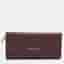 Cerruti Flap Burgundy Leather Continental Wallet
