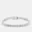 11.00 cts Round Brilliant Lab Grown Diamonds Sterling Silver 925 Tennis Bracelet 18 cm