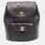 Chanel Duma Medium Black Lambskin Leather Backpack Bag