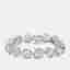 9.5 cts Lab Grown Diamond 18k White Gold Bracelet
