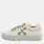 Off-White Vulcanized Size 38 Off White/Grey Canvas Low Top Sneakers