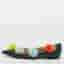 Fendi Pom Pom Size 37.5 Black Leather Ballet Flats