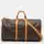 Louis Vuitton Keepall Bandouliere 55 Monogram Canvas Duffel Bag