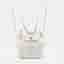 Chanel Business Affinity White Quilted Caviar Leather Backpack