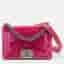 Chanel Boy Flap Small Pink Quilted Velvet Bag