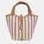 Hermes Picotin Lock 18 Gold Multicolor Canvas Leather Top Handle Bag