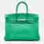 Hermes Birkin 35 Palladium Finish Vert Menthe Togo Leather Tote
