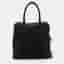 Burberry Logo Black Suede Double Zip Weekender Bag