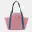Hermes Passe Passe Pink Stripe Canvas Diaper Bag