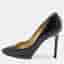 Christian Louboutin Pigalle Plato Size 36 Black Patent Leather Pumps