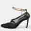 Bottega Veneta Stretch Size 36 Black Leather and Mesh D'orsay Pumps