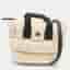 Moncler Caradoc Teddy Micro Black/Off White Leather and Shearling Tote