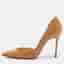 Christian Louboutin Iriza Size 36.5 Beige Patent Leather D'orsay Pumps