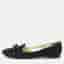 Salvatore Ferragamo Vara Bow Size 41 Black Suede Ballet Flats
