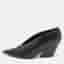 Burberry Brierfield Size 37.5 Black Leather Pumps
