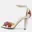 Marc by Marc Jacobs Size 36 White Leather Ankle Strap Red Star Sandals