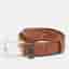 Goyard Fregate 85 CM Buckle Belt Brown Goyardine Coated Canvas and Leather