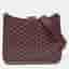 Goyard Musette Burgundy Goyardine Coated Canvas and Leather Crossbody Bag