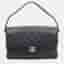 Chanel Black Leather Grained Calf Shoulder Bag