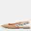 Dior J'adior Size 41 Beige Fabric Flat Sandals