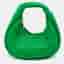 Bottega Veneta Padded Jodie Mini Green Intrecciato Leather Hobo