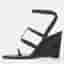 Saint Laurent Cassandra Size 40 Brown Leather Wedge Sandals