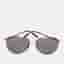 Dior Black/Silver Tone Dior180 Aviator Sunglasses