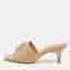 Marc Jacobs J MARC Size 40 Beige Leather Slide Sandals