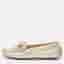 Tod's Size 36.5 Gold Leather Loafers