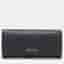 Fendi Logo Flap Black Leather Continental Wallet