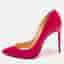 Christian Louboutin Pigalle Follies Size 39 Rose Pink Patent Leather Pumps