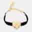 Dolce & Gabbana Black Velvet DG Heart Bracelet