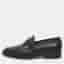 Salvatore Ferragamo Size 37.5 Navy Blue Leather Loafers