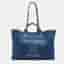 Chanel Deauville Large Blue Canvas Shopper Tote