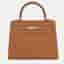 Hermes Kelly Sellier Gold Epsom Size 25 Top Handle Bags