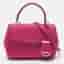 Michael Kors Ava Mini Fuchsia Saffiano Leather Top Handle Bag
