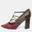 Jimmy Choo Size 38 Multicolor Leather Strappy Pumps