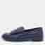 Chanel CC Turnlock Size 41 Navy Blue Quilted Leather Loafers
