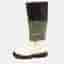 Marni Size 39 Tricolor Leather Zip Embellished Knee Length Boots